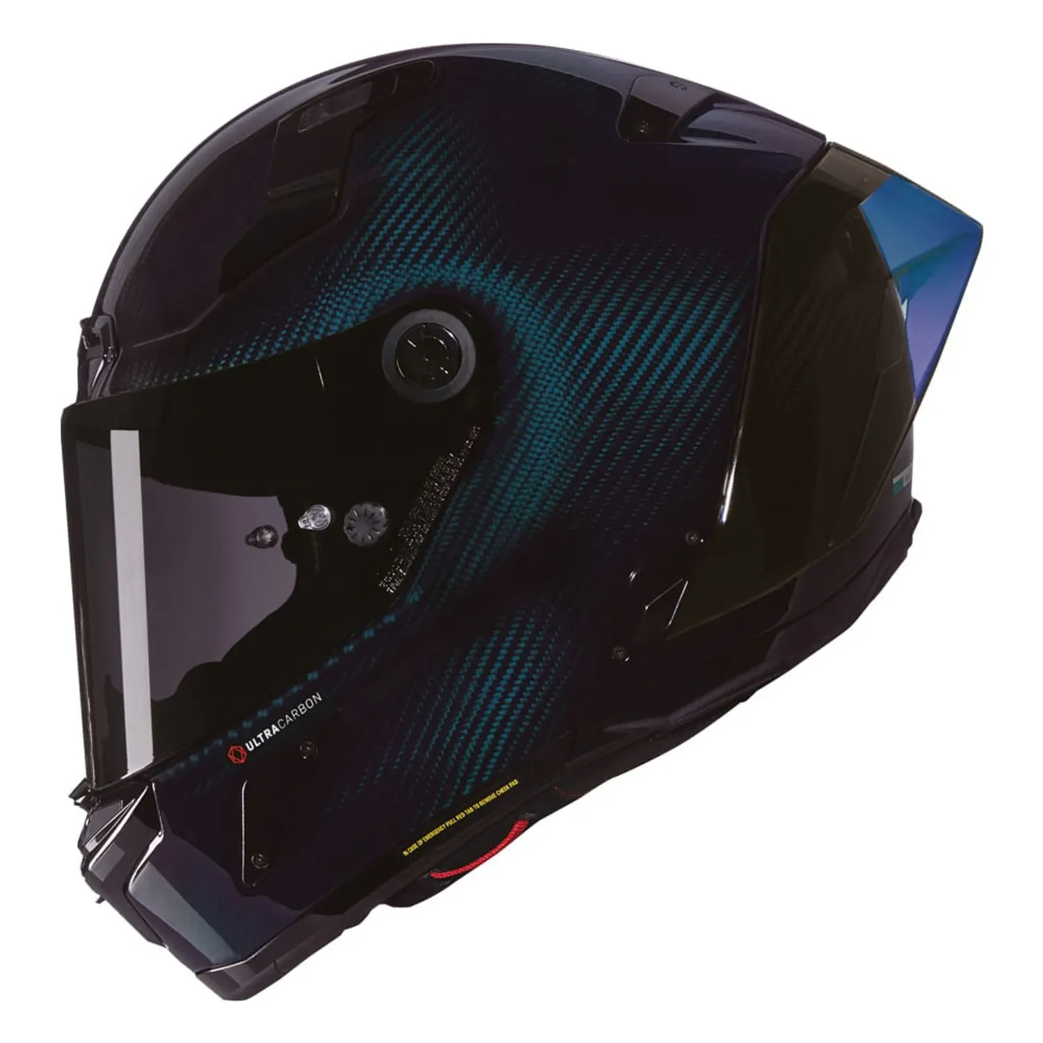 NOLAN X-804 Lサイズ Capacete Nolan X-804 RS UC Liquido Azul (Carbono) - Spinelli Motos